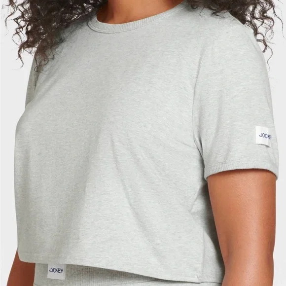 Jockey generation organic cotton stretch cropped tee - Picture 1 of 2